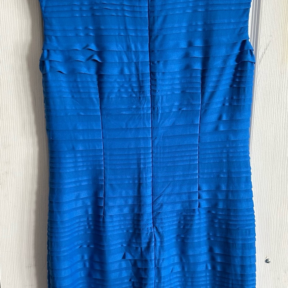 Dress blue 40” long sleeveless
